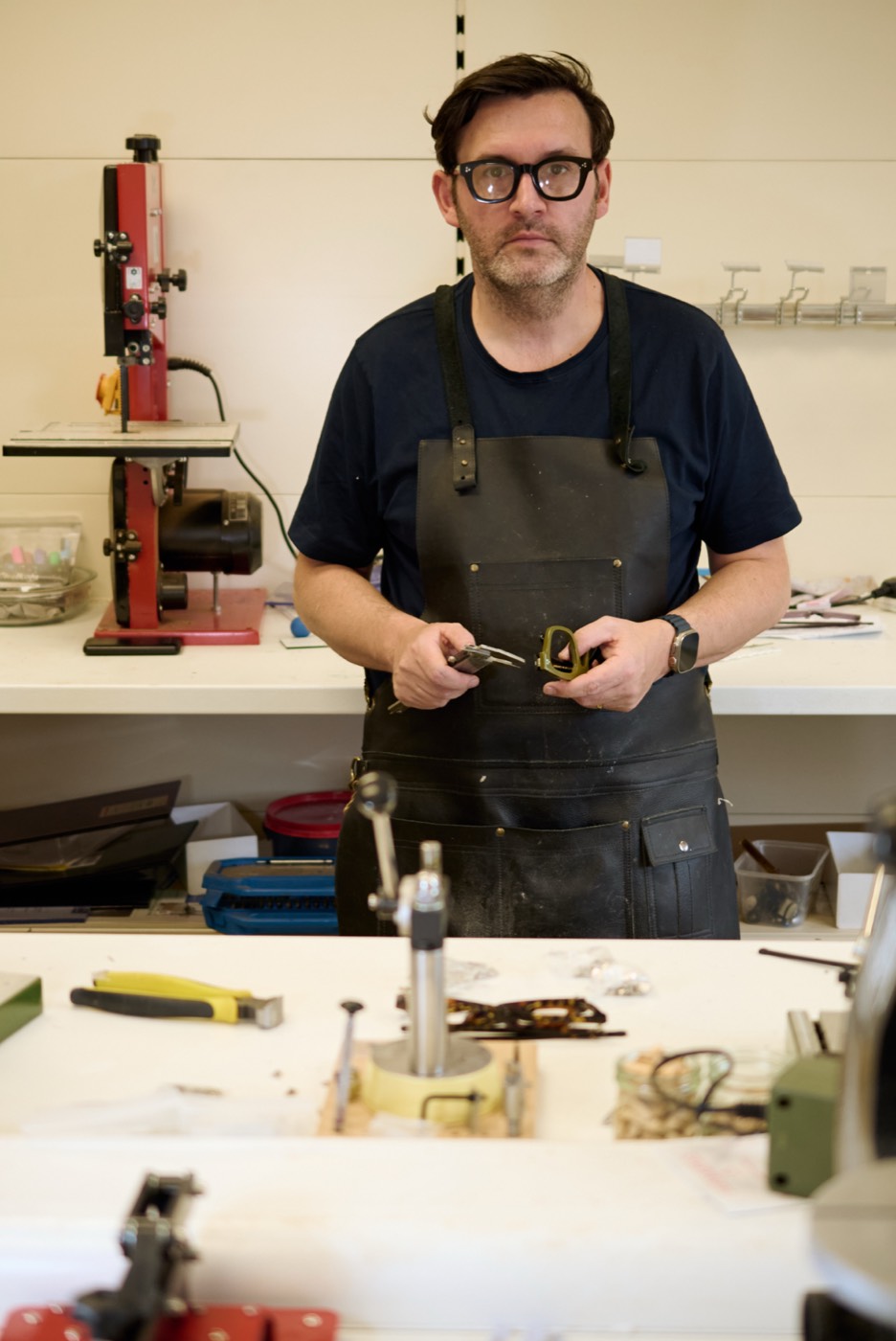 Gavin Winstanley in the Park Road workshop